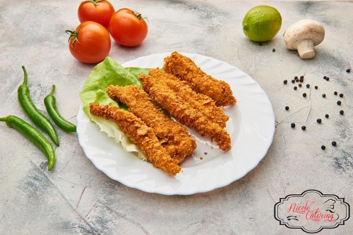 Crispy Strips Picante de la Nicole Catering